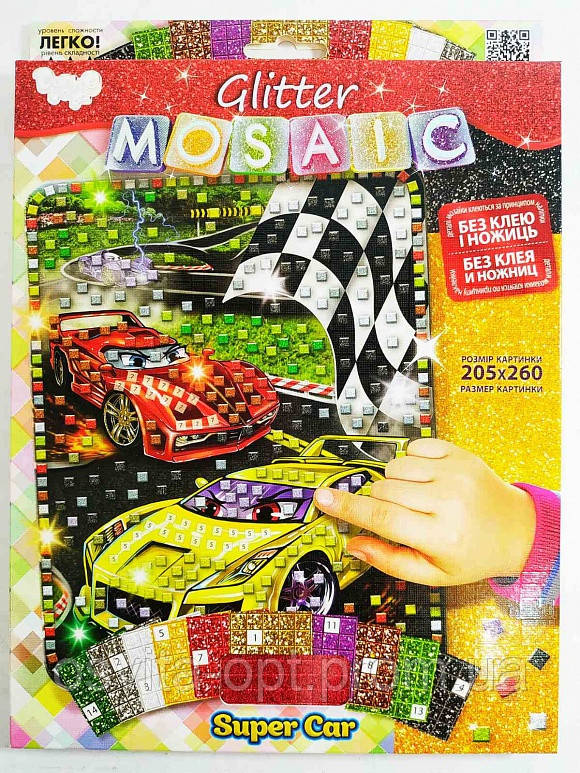 Креативна творчість "Блискуча мозаїка "Glitter Mosaic