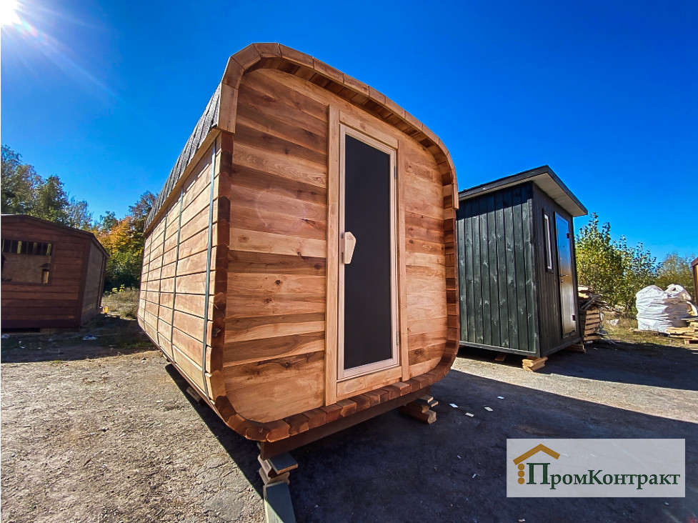 Будівництво мобільної квадро-бані — 6,0х2,4х2,4 під ключ