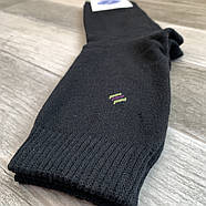 Шкарпетки підліткові х/б махрові всередині Смалій, 23 розмір, чорні, 40502, фото 3