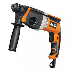 Перфоратор мережевий SDS+ AEG: 800 Вт, 2.9 Дж, 4500 уд/хв, Ø≤ 26мм (бетон) (KH26E)