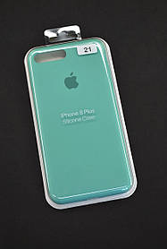 Чохол силіконовий для телефону iPhone 7 + / 8 + Silicone Case Orig FULL №2 azure