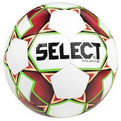 М'яч футбольний SELECT Talento (white-red)