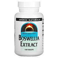 Source Naturals, Экстракт босвеллии, Boswellia Extract, 100 таблеток