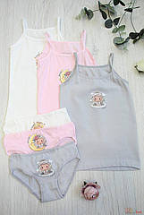 ОПТОМ Комплект майка і трусики "Angel" для дівчинки 3-4 років (3-4 роки) Katamino 8680652546303