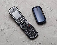 Мобильный телефон-флип раскладушка Samsung F660 на 2 SIM синий