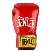 Боксерські рукавиці тренувальні Benlee FIGHTER 12oz, шкіра, червоно-чорні, фото 5