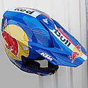 Кросовий мото шолом ендуро Red Bull KTM розмір L + окуляри в подарунок, фото 3