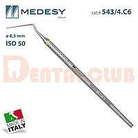Спредер кореневий ISO 50 кольорове кодування, односторонній кругла ручка діаметром 6 мм, Medesy 543/4.С6