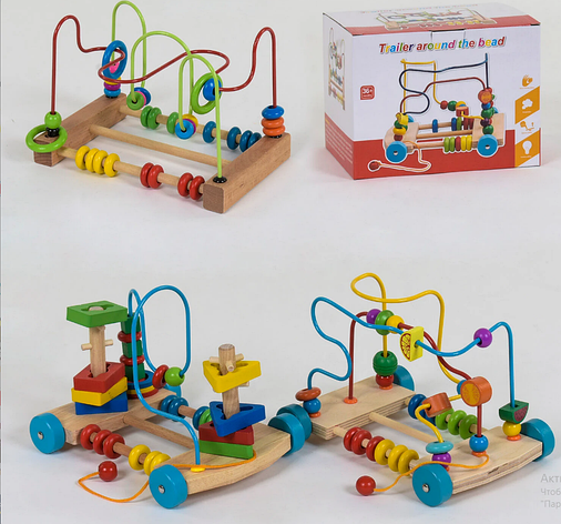 Дерев'яний лабіринт пальчиковий, фото 1