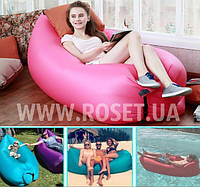 Надувной диван гамак - Ламзак Hangout (оранжевый, розовый, фиолетовый)