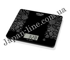 Вага кухонна Adler AD 3171 black до 10 кг