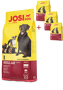 АКЦІЯ! Корм Йозера Йозі Дог Регуляр Josera Josi Dog Regular для дорослих собак 18 кг + 2,7 кг ПОДАРУНОК!