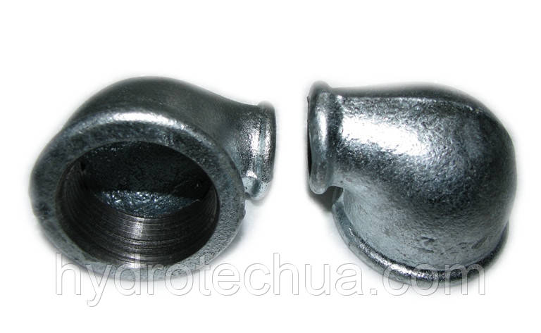 Кут 90° оцинкований редукційний ВВ 1 1/4"х1/2" Hydro-T