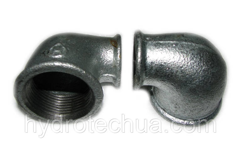 Кут 90° оцинкований редукційний ВВ 1 1/4"х3/4" Hydro-T