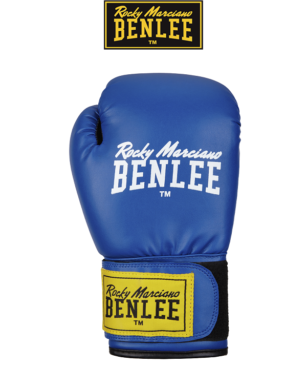Боксерські рукавиці тренувальні Benlee RODNEY 10oz, PU, синьо-чорні