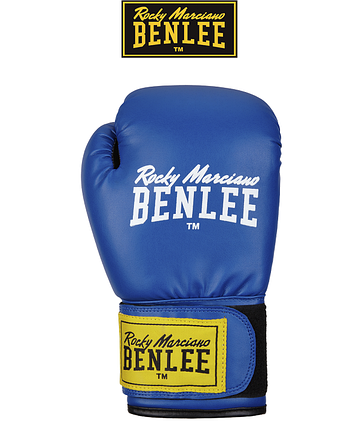 Боксерські рукавиці тренувальні Benlee RODNEY 10oz, PU, синьо-чорні, фото 1