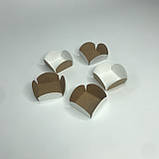 Ложементи для цукерок (100 шт.), 49*49*27 мм, крафт, фото 3