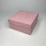 Коробка для подарунка, 200*200*100 мм, без вікна, "Ніжність почуттів", фото 4