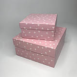 Коробка для подарунка, 200*200*100 мм, без вікна, "Ніжність почуттів", фото 5