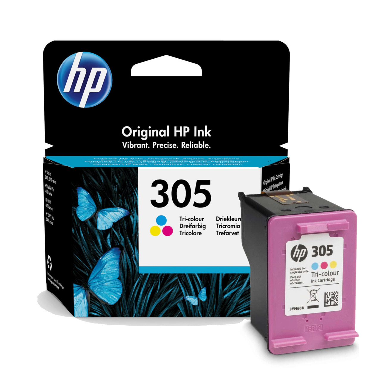Картридж для HP DeskJet 2320 (7WN42B) кольоровий, оригінальний, струменевий, ~100 сторінок