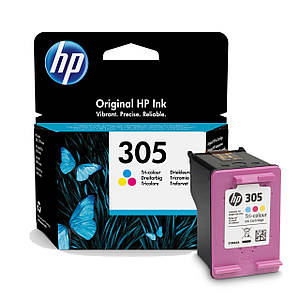 Картридж HP 305 Color Ink (3YM60AE) Оригінальний, струменевий, триколірний, ~100 сторінок