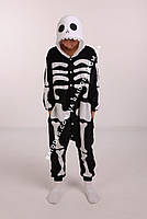 Костюм кигуруми для мужчин Скелет, Пижама кигуруми мужская Скелет (1022)