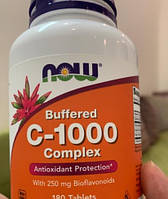 Вітамін С 1000 NOW Foods C-1000 Complex 180 таб