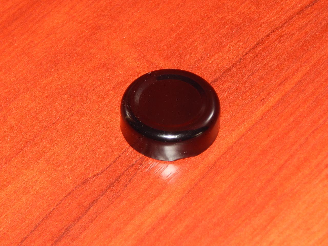 Крышка закаточная твист-офф размер 38 мм Deep черная (высота 15 мм) - фото 1 - id-p1492873929