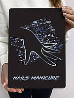 Дерев'яний постер SOCOTRA poster nails постер нігті (формат A4, фанера)