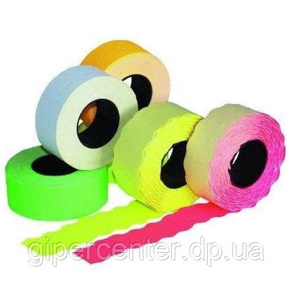 Етикет-стрічка 26 х 12 кольорова, хвиля, фото 1