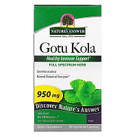 Nature's Answer, Gotu Kola (центелла азиатская), 475 мг, 90 вегетарианских капсул