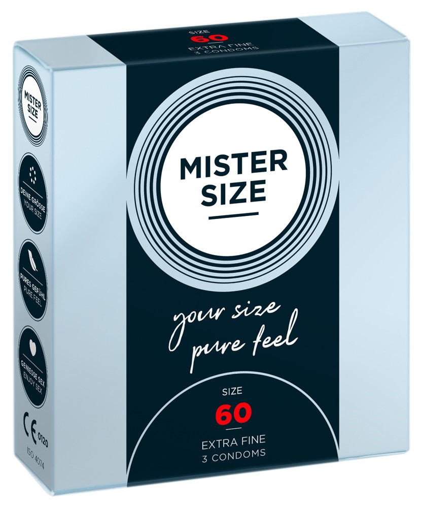 Презервативи MISTER SIZE (60 мм) 3 шт | Puls69