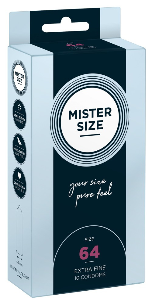 Презервативи MISTER SIZE (64 мм) 10 шт | Puls69