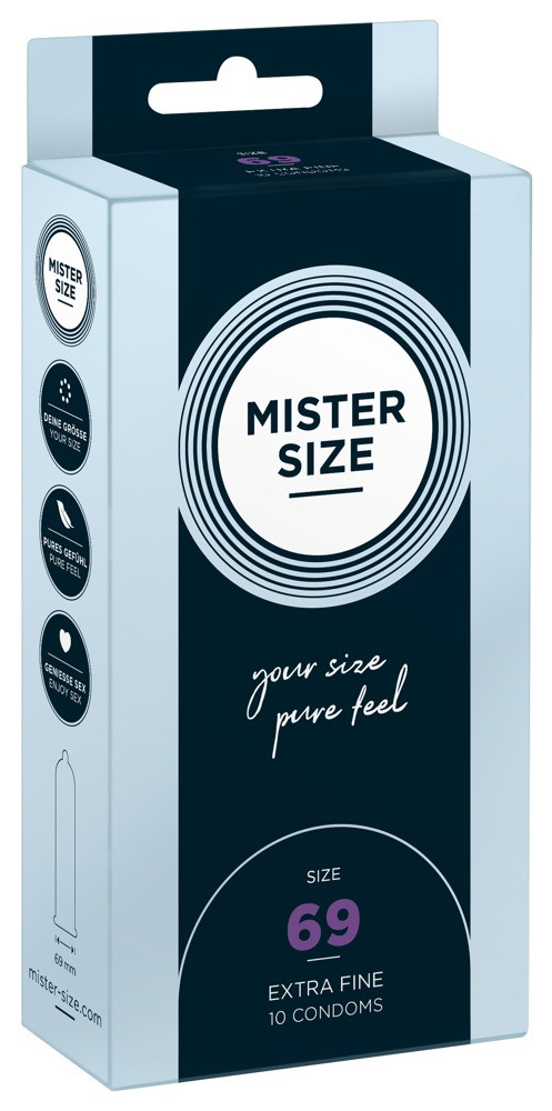Презервативи MISTER SIZE (69 мм) 10 шт | Puls69