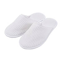 Тапочки вафельные Lotus Home - White белые 40/41