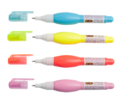 Коректор-ручка 5мл дитячий ZB.2901 спиртова основа, металевий наконечник, KIDS LINE (12), фото 1