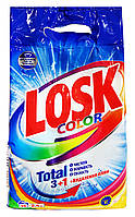 Порошок Losk Автомат Total 3+1 удаление пятен Color - 2,4 кг.