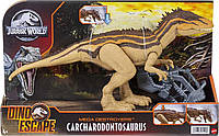 Фигурка Мир юрского периода Динозавр Кархародонтозавр Jurassic World Mega Destroyers Carcharodontosaurus HBX39