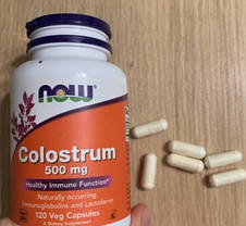 Колострум NOW Colostrum 120 капс, фото 2