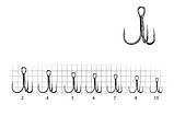 Тройник Fishing ROI Treble Hook T-1 BC № 1 (5шт/уп), фото 2