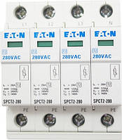 SPCT2-280/4 167596 EATON ELECTRIC Комплект разрядников 280В, 4 полюса, класс B+C