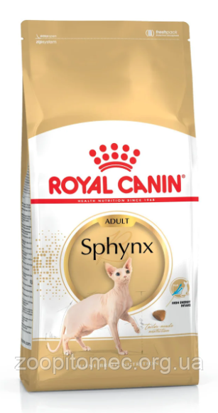 Royal Canin (Роял Канін) SPHYNX ADULT корм для Сфінксів старше 12 місяців, 2 кг, фото 1