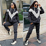 Жіночий теплий костюм-двійка, фото 2
