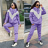 Жіночий теплий костюм-двійка, фото 3