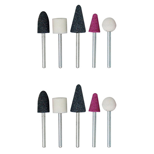 Набір шліфувальних каменів 10 шт. (3 мм) Kubis 07-01-9100, фото 1