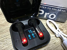 Бездротові блютуз навушники TWS Pro з індикатором Bluetooth, фото 2