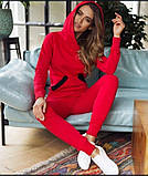 Модний жіночий костюм на флісі зимовий, фото 2