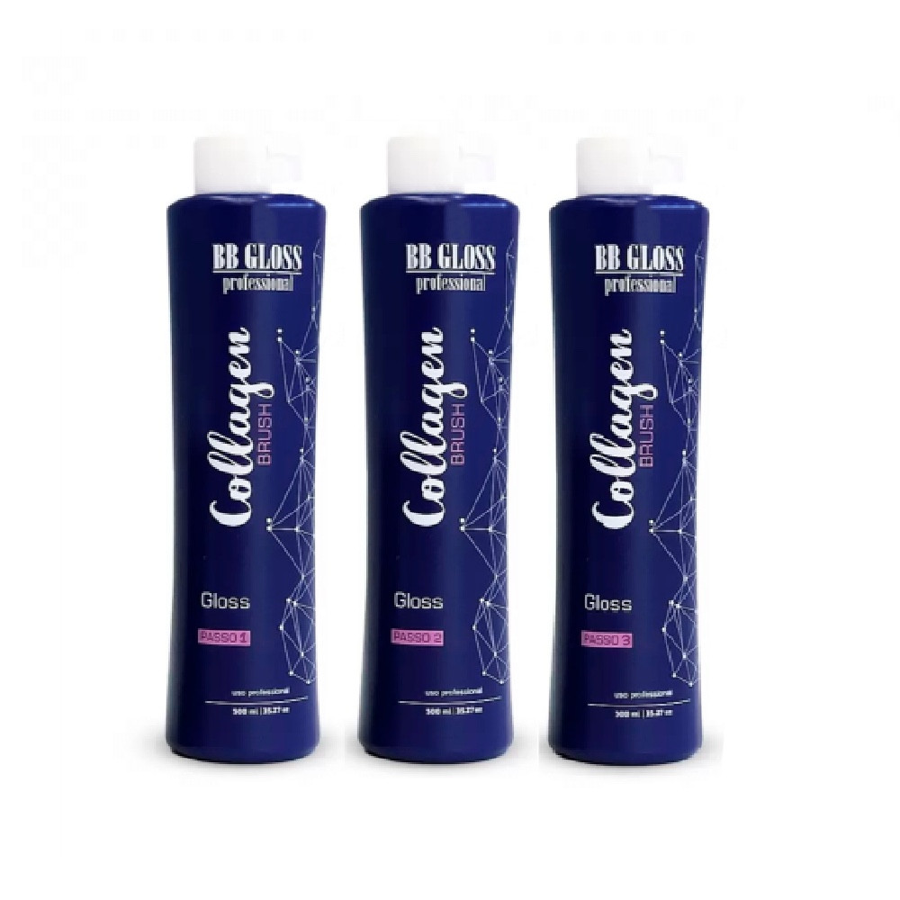 Кератин BB Gloss Collagen Brush набір