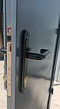 Вхідні двері з ПДВ ЕІ 30 Технічні 2 листи металу  Ваш ВиД Рал 7024 960/860х2050х45 Ліве/Праве, фото 3