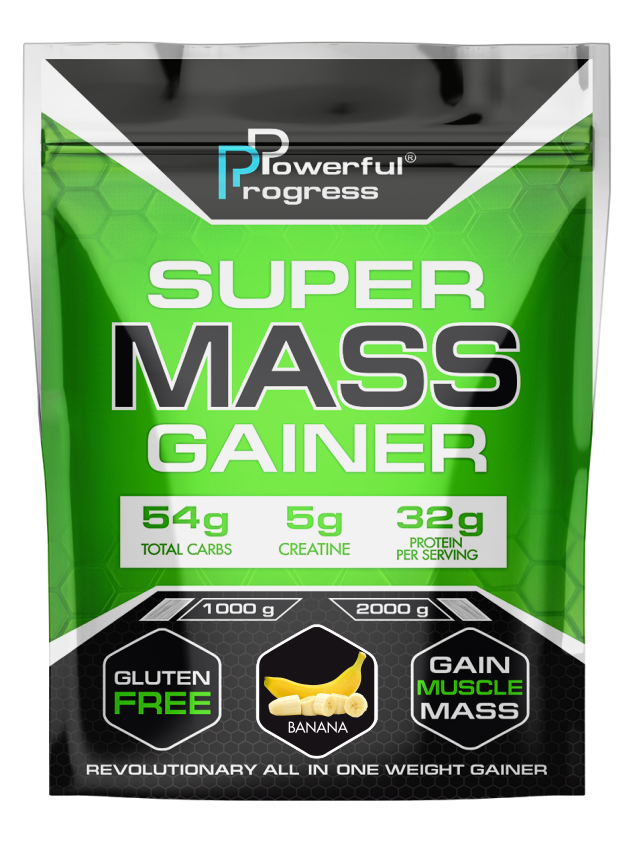 Гейнер Powerful Progress - Super Mass Gainer - 1000 г